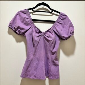 Vixen by Micheline Pitt - Lavender Powderpuff Top (S & EUC)